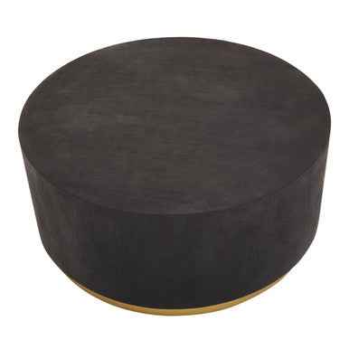 Naro Black And Gold Concrete Look Coffee Table