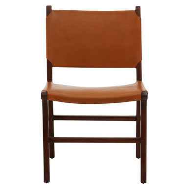 Inca Antique Brown Leather Chair