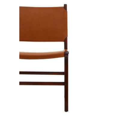 Inca Antique Brown Leather Chair