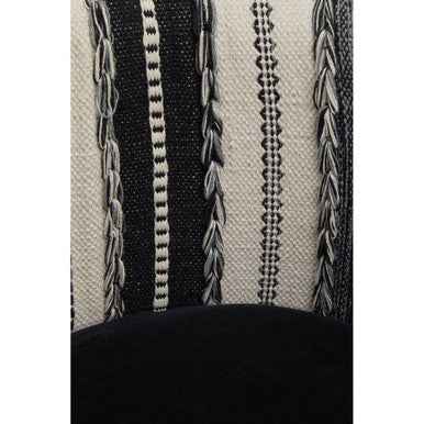 Cefena Black and White Chair