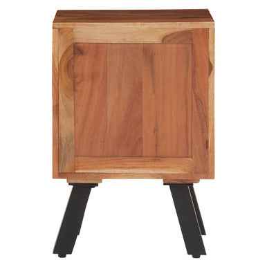 Nashik Three Drawer Acacia Wood Side Table