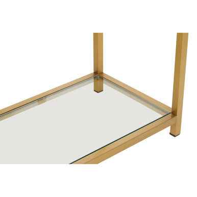 Vogue Matte Gold Console Table
