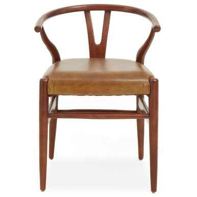 Kendari Cow Camel Leather Chair
