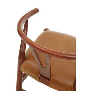 Kendari Cow Camel Leather Chair