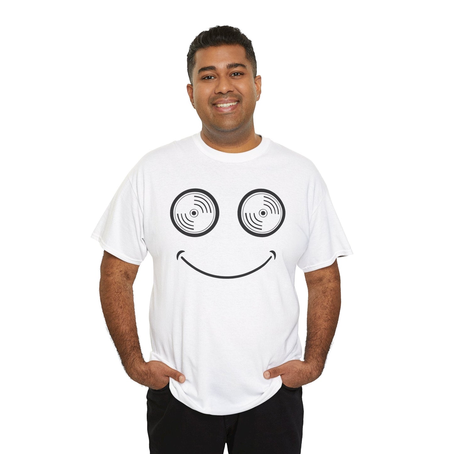 Vinyl Makes Me Happy Men's T-Shirt