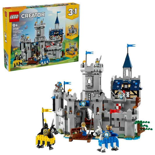 Construction set Lego CREATOR 31168 Medieval Horse Knight Castle 1371 Pieces