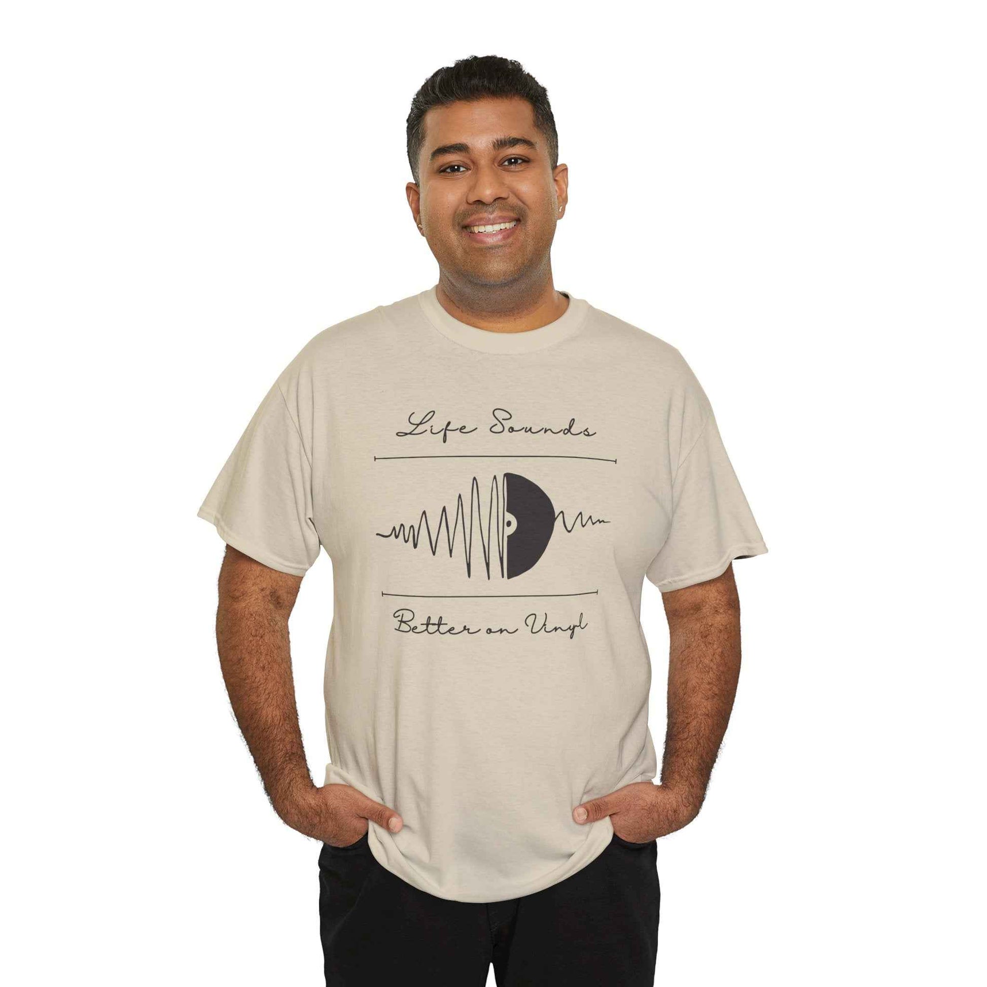 'Life Sounds Better on Vinyl' Men's T-Shirt