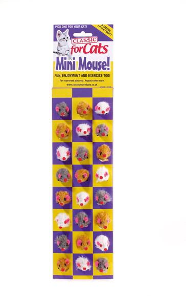 Classic Furry Mini Mouse 40mm - Case of 24
