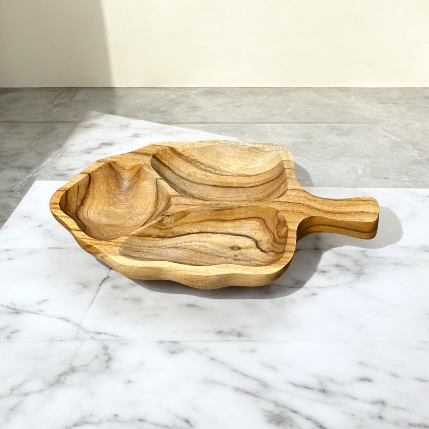 25CM TEAK ROOT ACORN BOWL