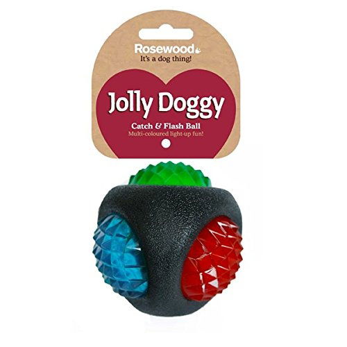 Jolly Doggy Catch and Flash Ball 7cm - Case of 3
