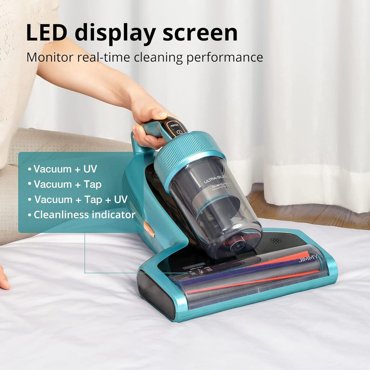 Jimmy BX7 Pro Mattress Vacuum Cleaner 700W, UV Light & Ultrasonic, LED Display