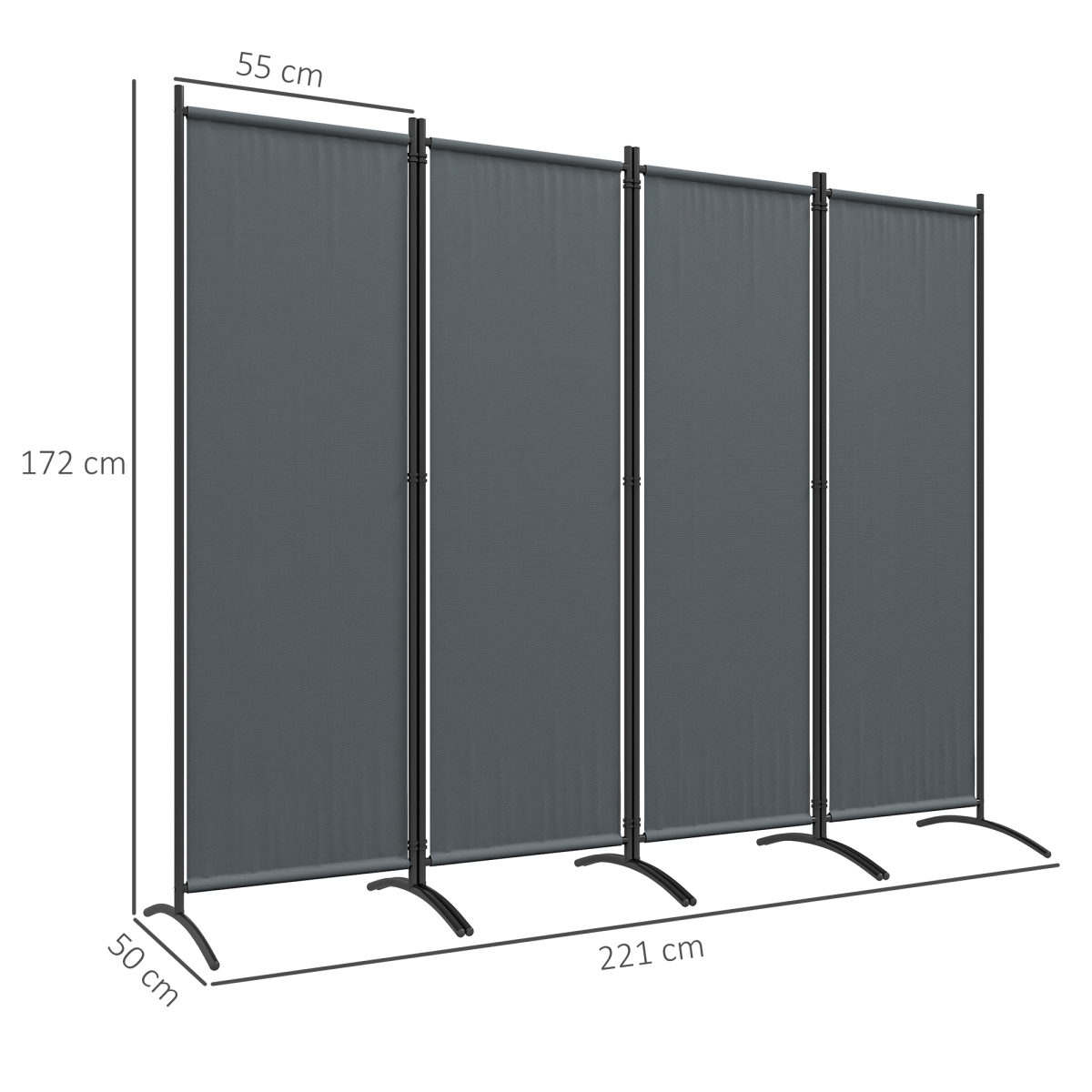Outdoor Privacy Screen - 360° Foldable Design for Versatile Shading
