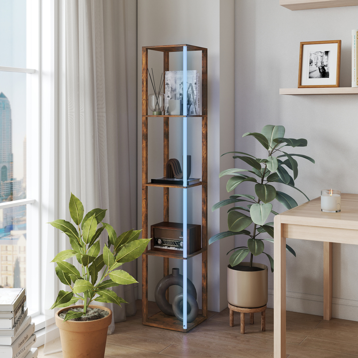 Bathroom Storage Cabinet-White