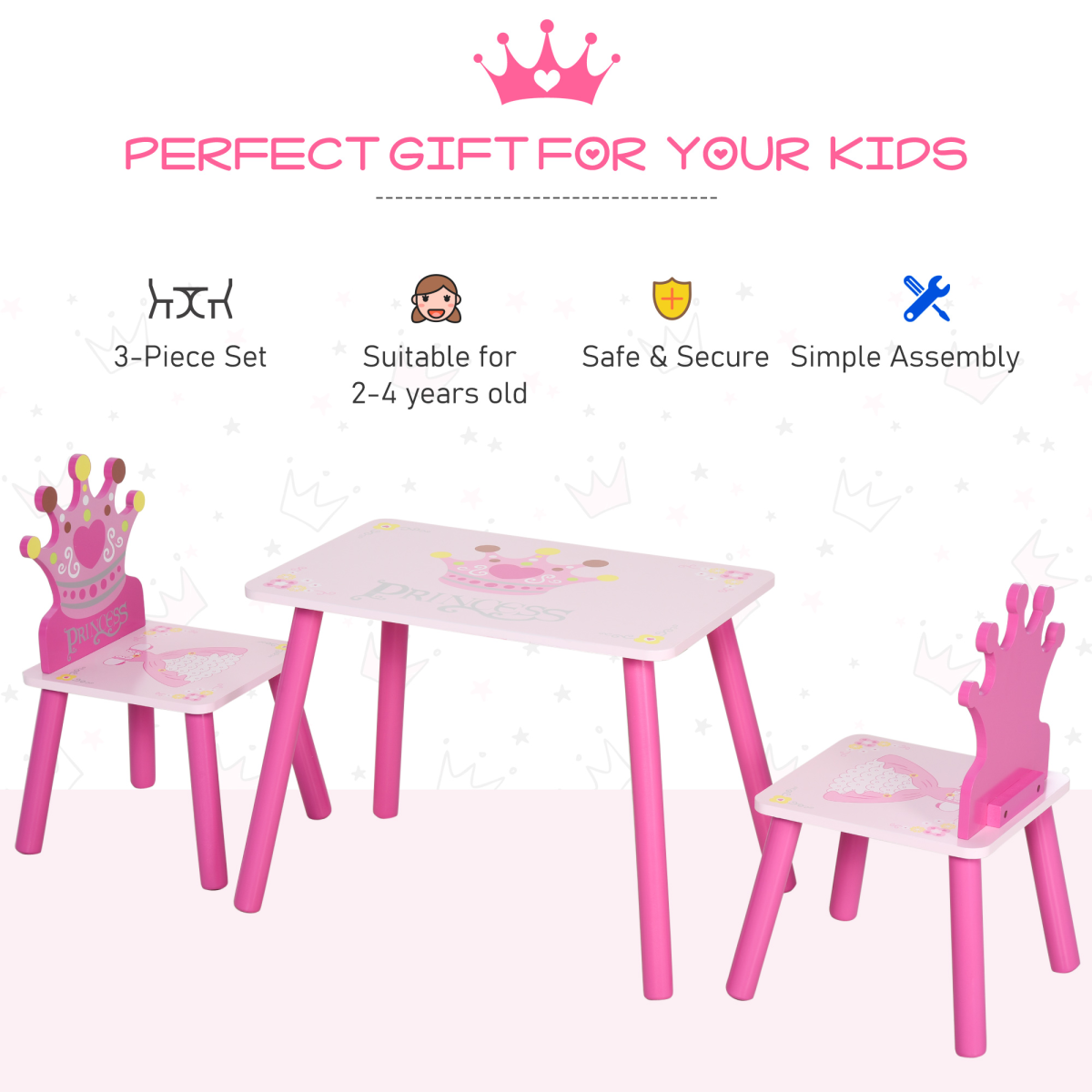 Kids Desk and Chair Set