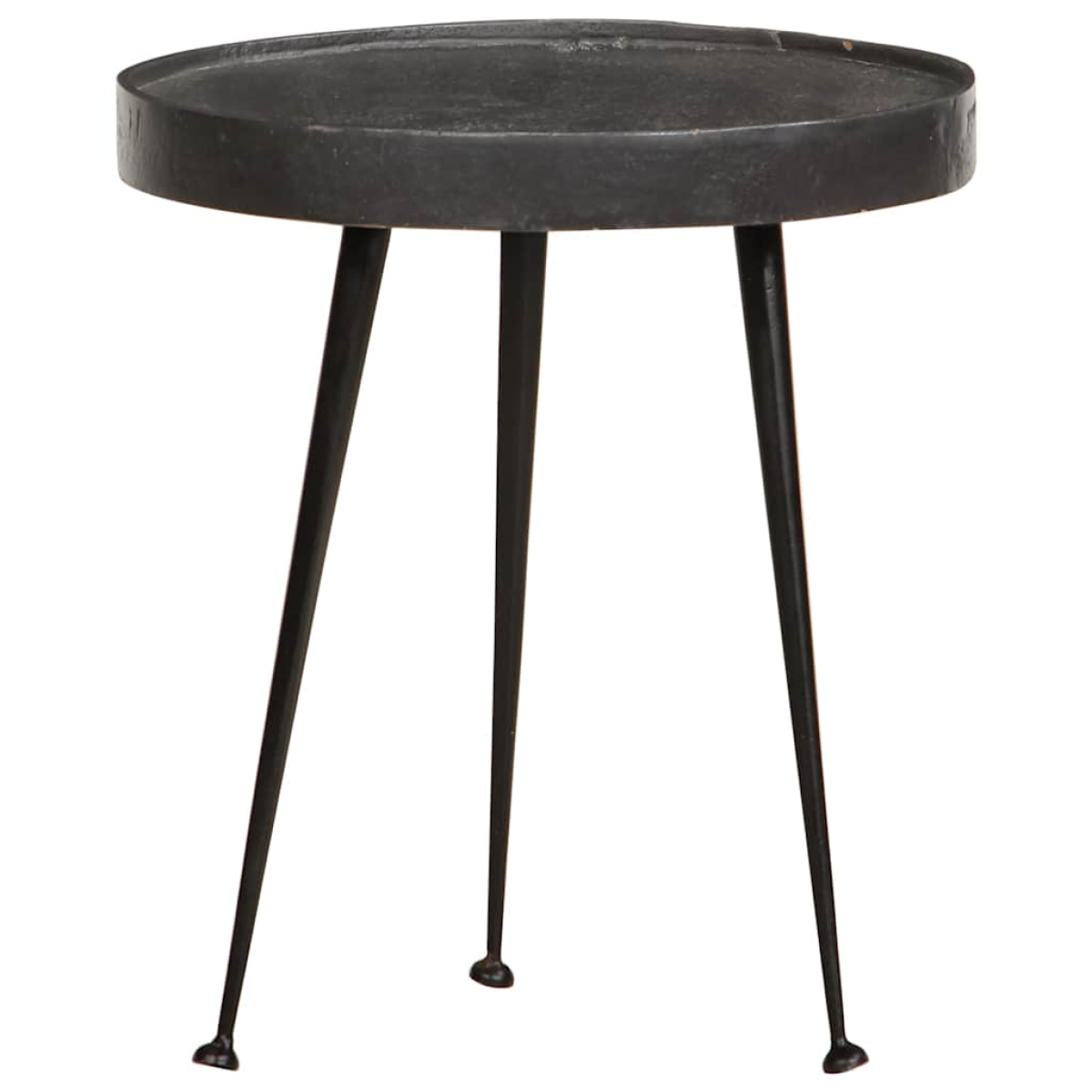 vidaXL Coffee Table 3 pcs Black Engineered Wood