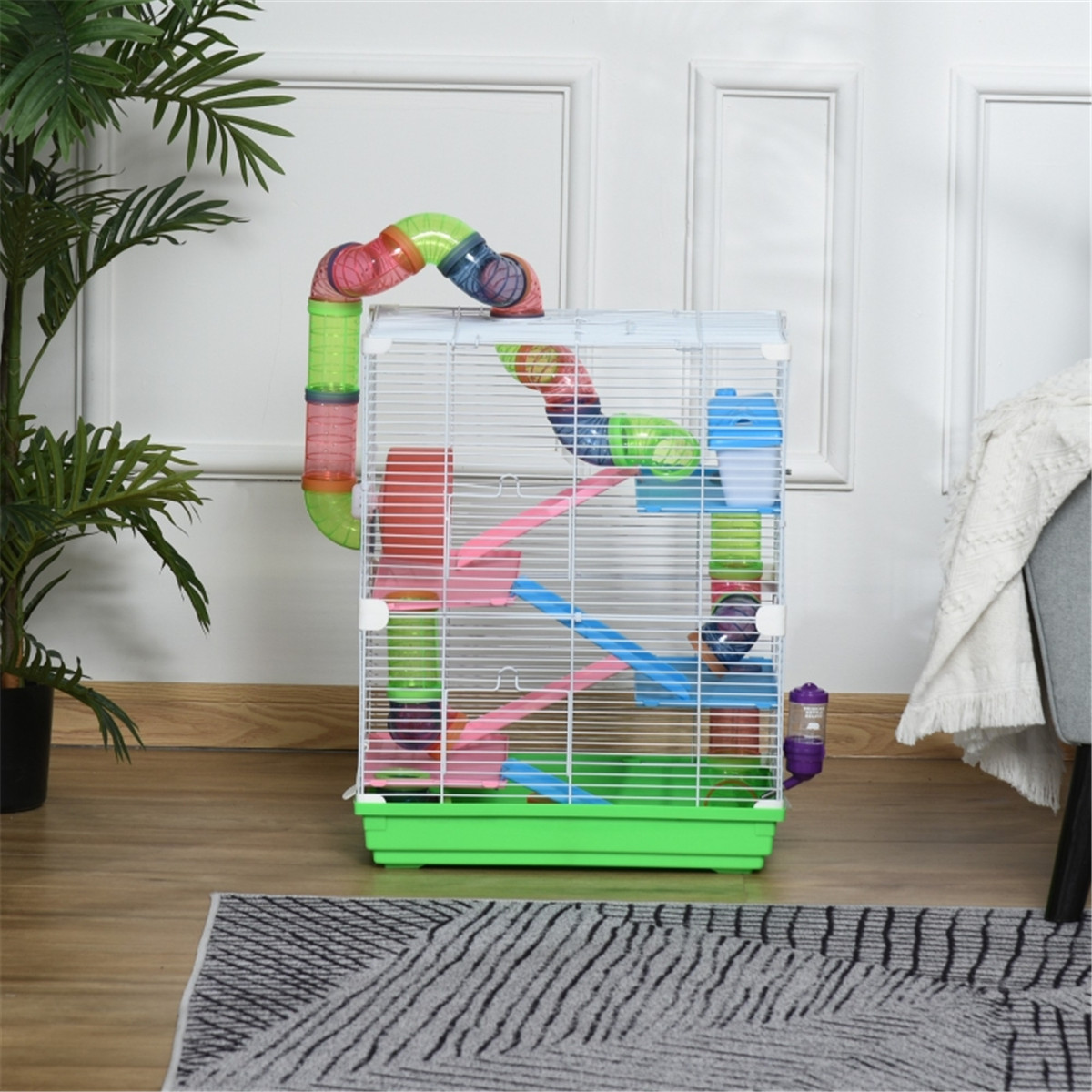 Hamster Cage 18" L x 11.75" W x 22.75" H (Without Tube and Water Bottle)