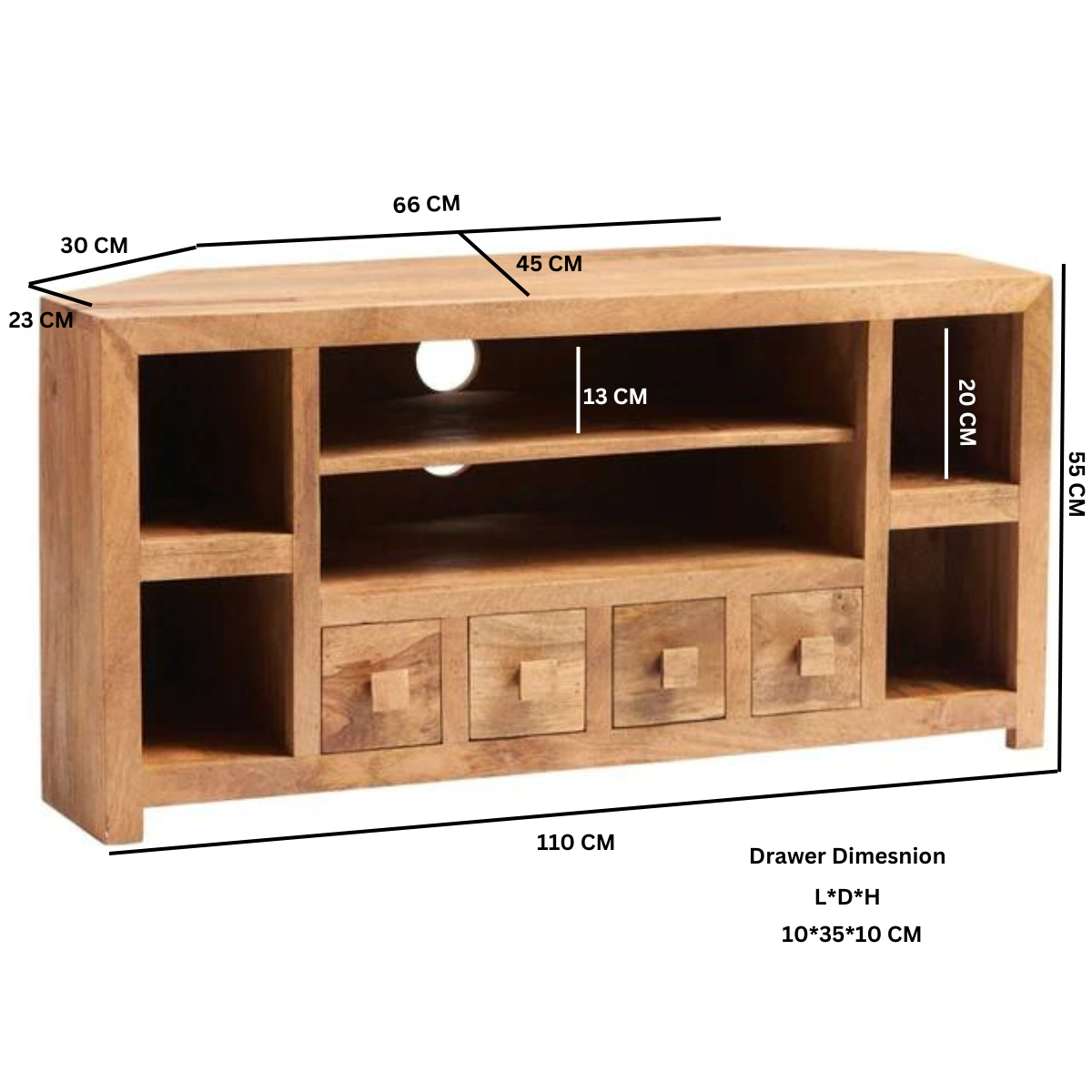 Toko Light Mango Corner Tv Unit