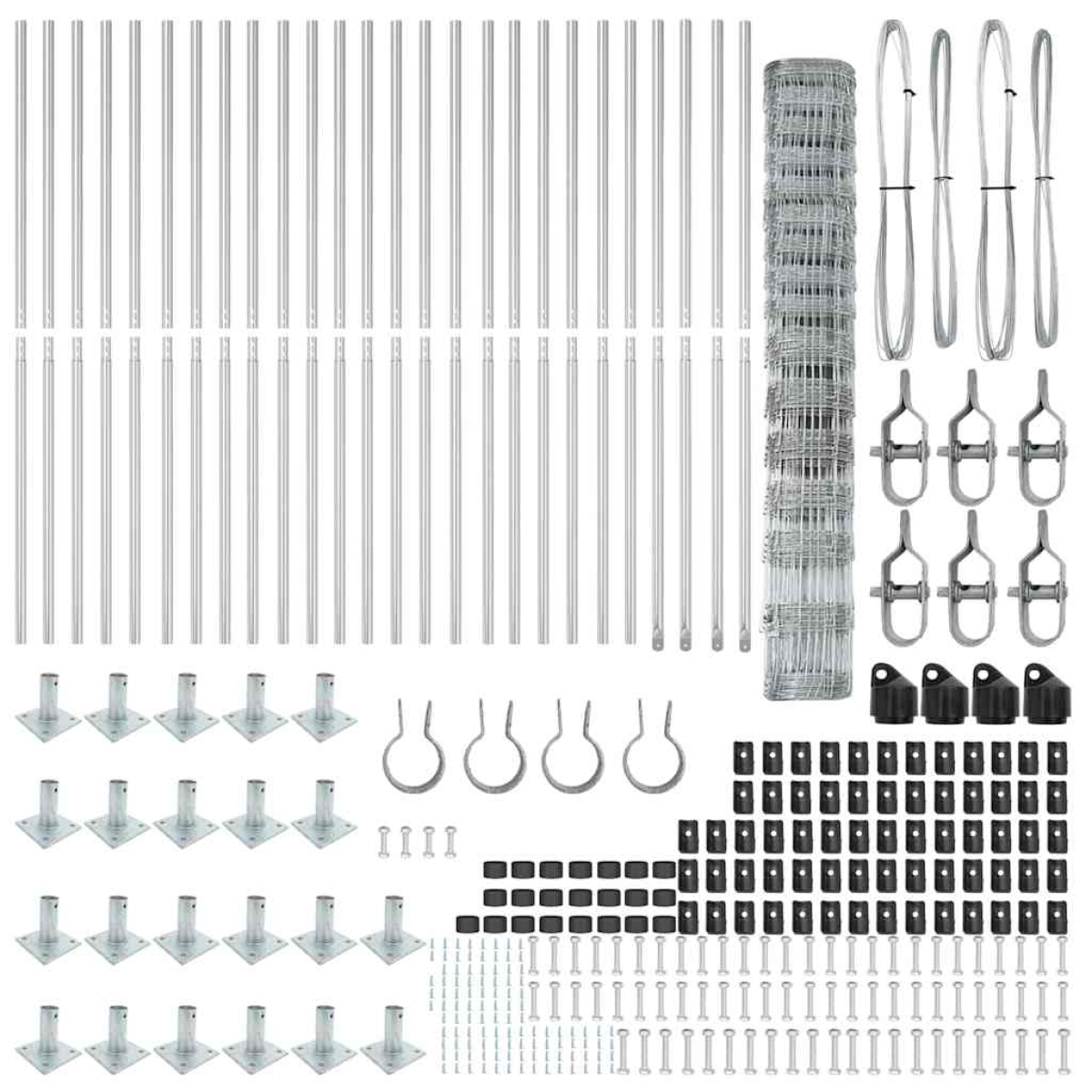 vidaXL Field Fence 1.2x50 m Galvanised Steel