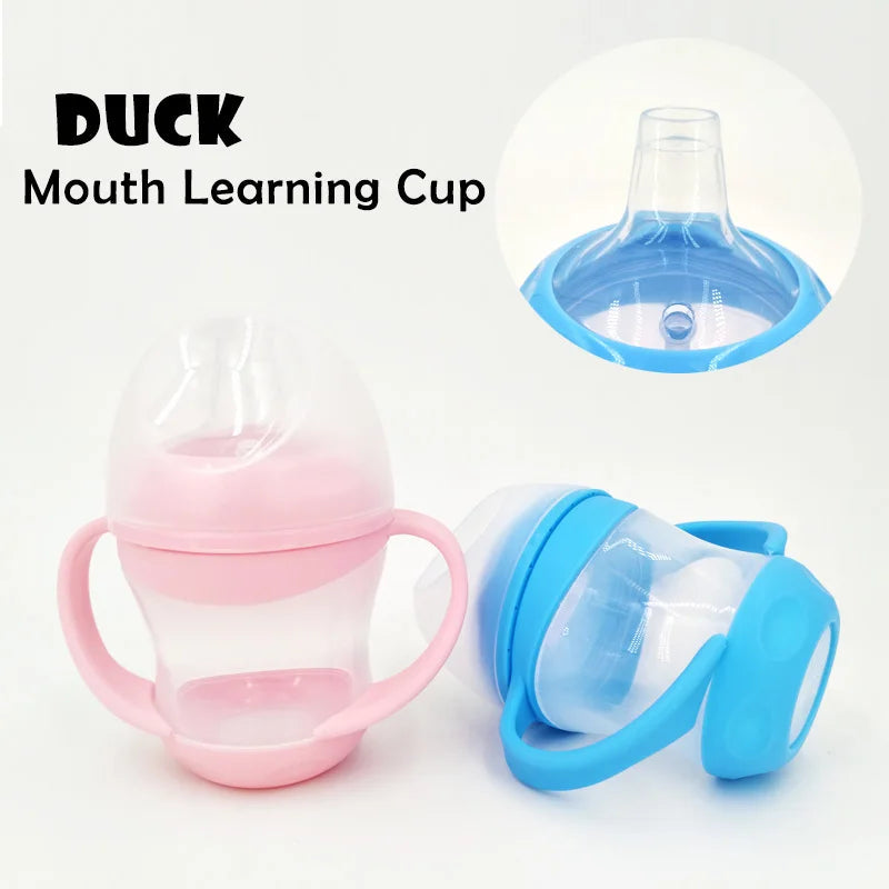 PP Baby Training Cups 160ml - Ergonomic Handles & Suction Base