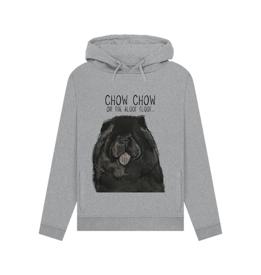 Black Chow Chow Women's Hoodie – Featuring the Aloof Floof!