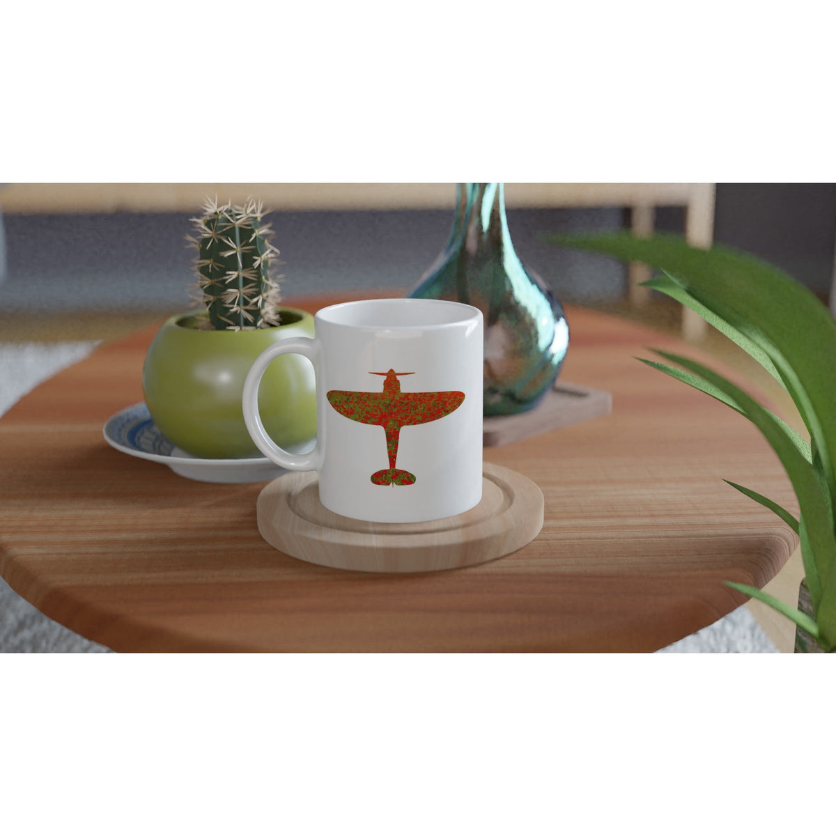 Spitfire Poppy Mug