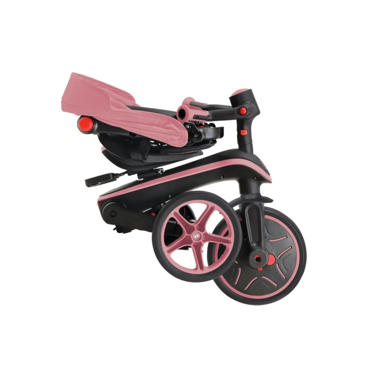 Globber Explorer Foldable 4-in-1 Trike - Deep Pastel Pink