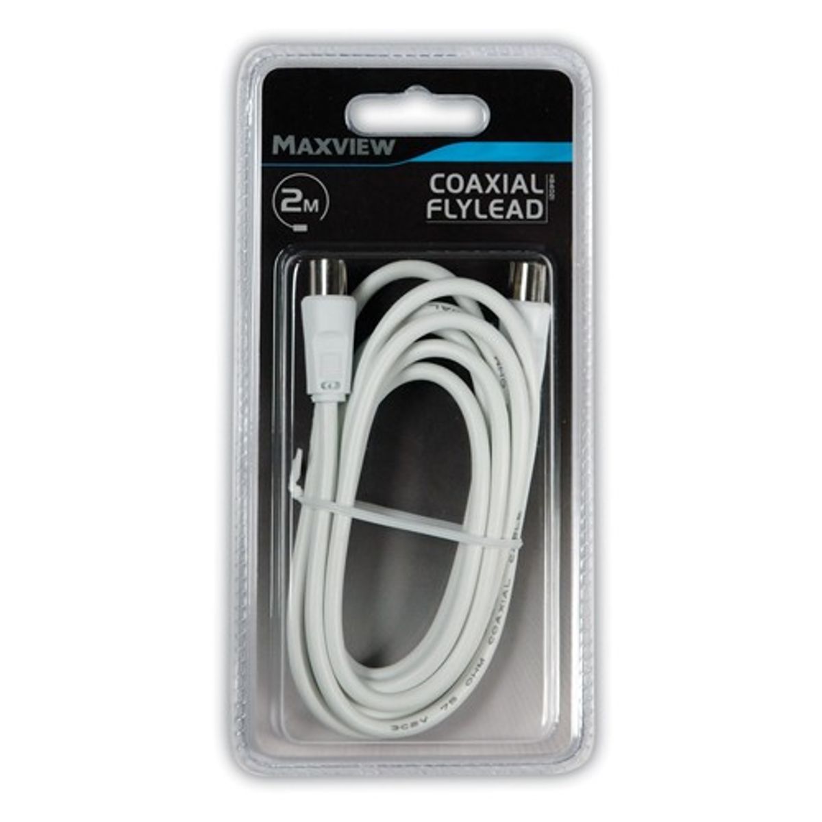 Maxview Flylead Coaxial with Back/Back Connections (2 Metres)