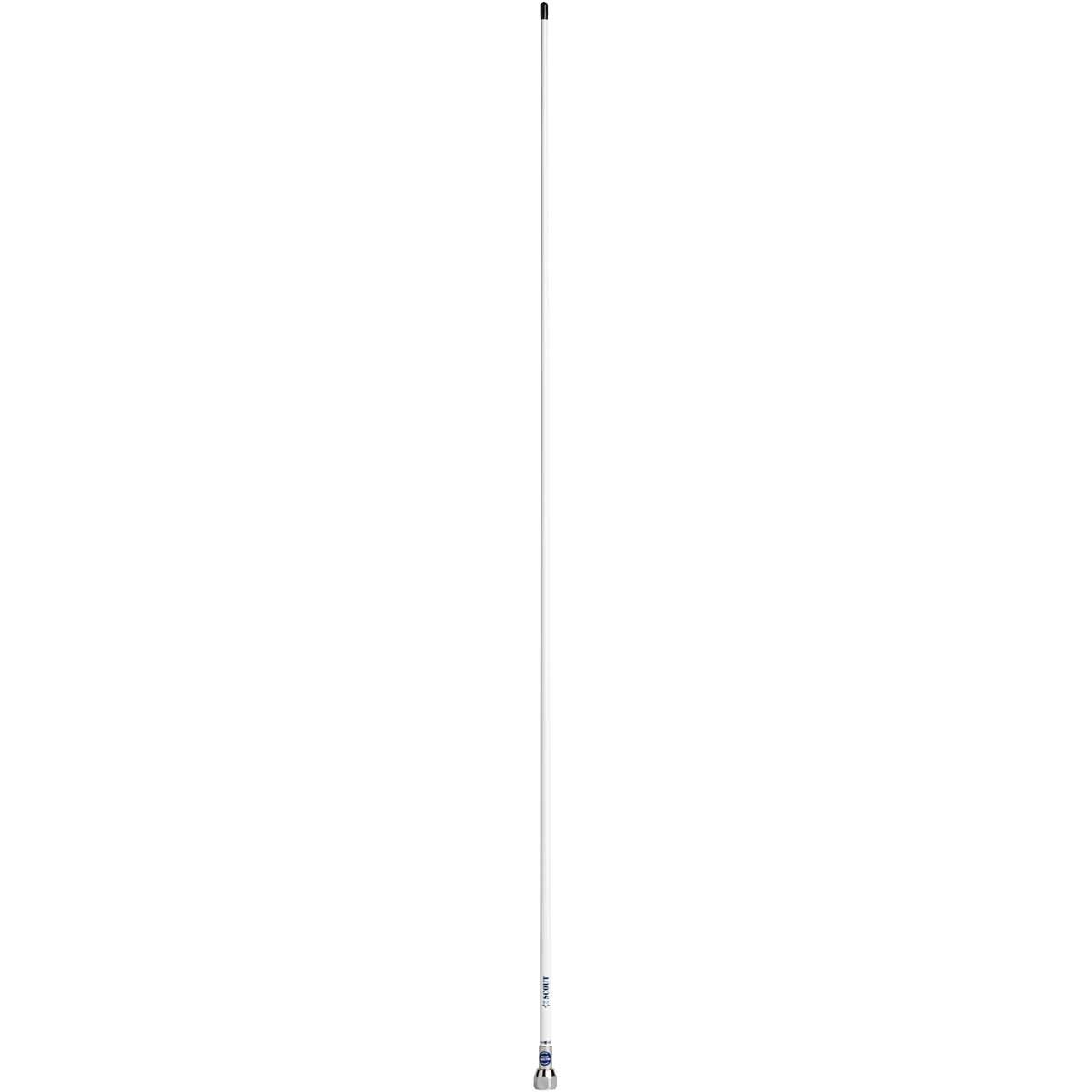 Scout Quick 2 3db VHF Fibreglass Antenna 1.5M with 5M Cable (White)