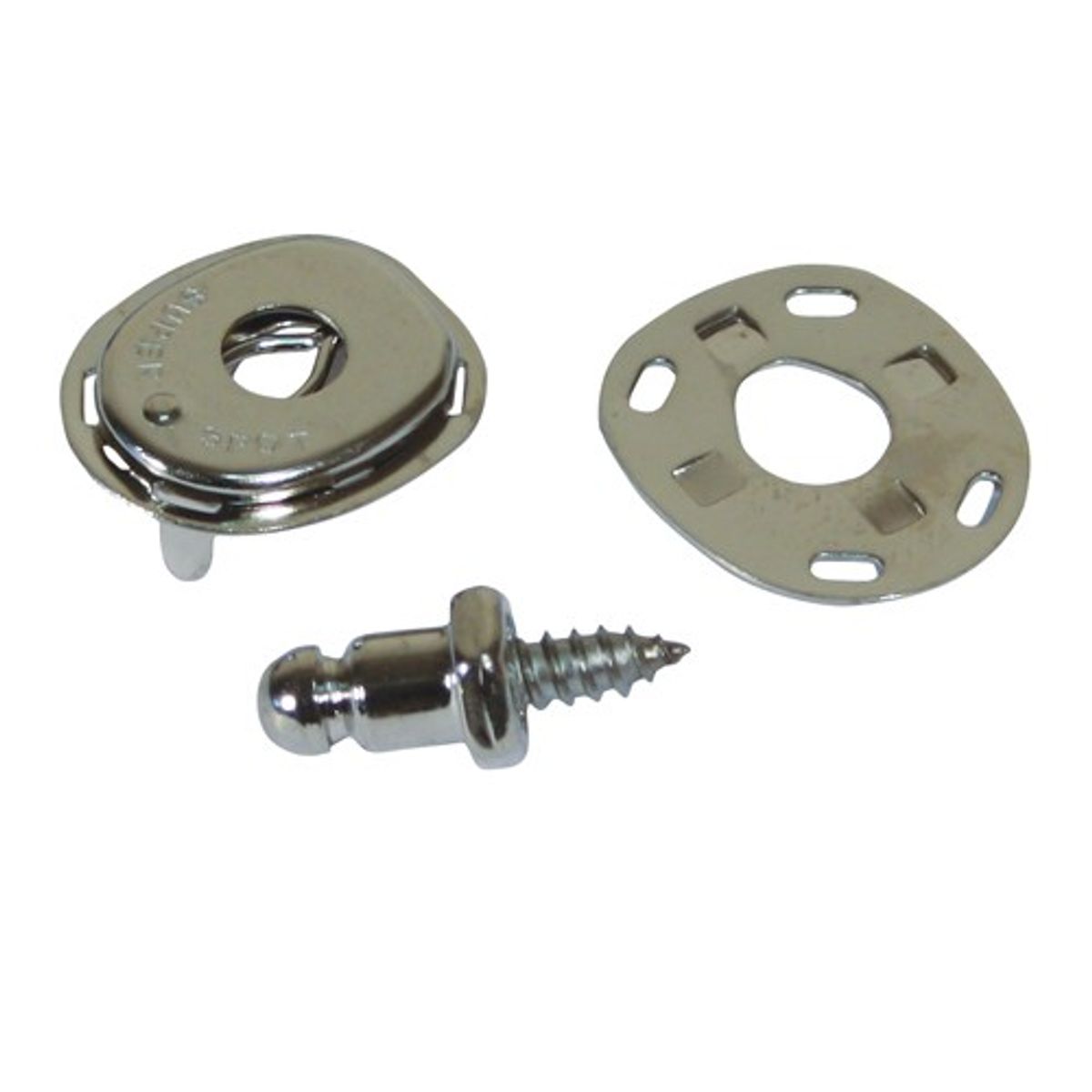 AG Lift-The-Dot Kit Woodscrew/Fabric Nickel Plated (5 Sets)
