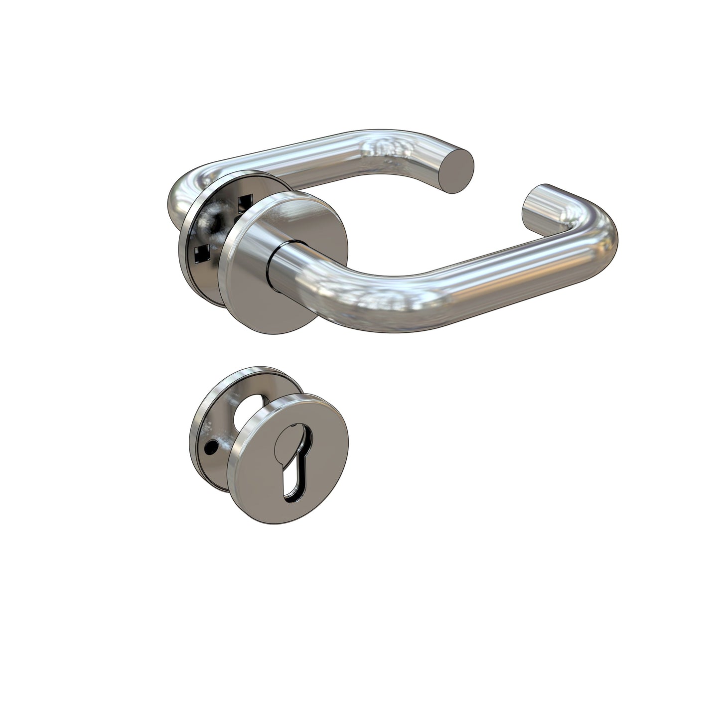 ABLOY 60-0319 SSS Round Rose Handles for use with EL560 & EL561