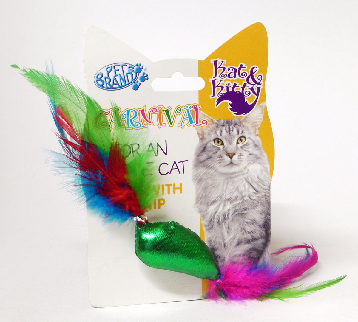 Catnip Toy With Feathers