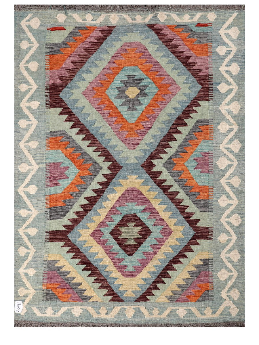 Maimana Afghanistan Kilim Rug - 175 x122 cm
