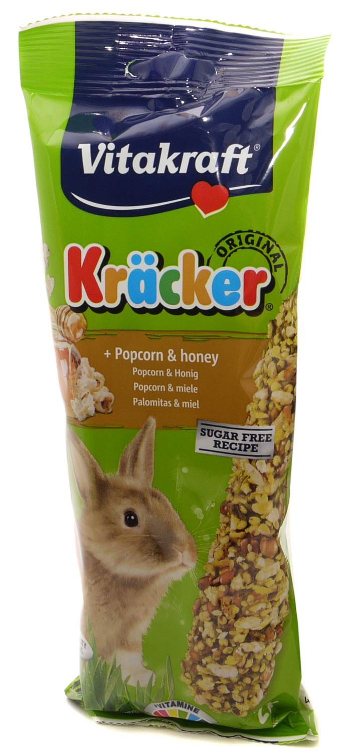 Vitakraft Kräcker® Rabbit Popcorn-honey Stick 2 Pack - Case of 5