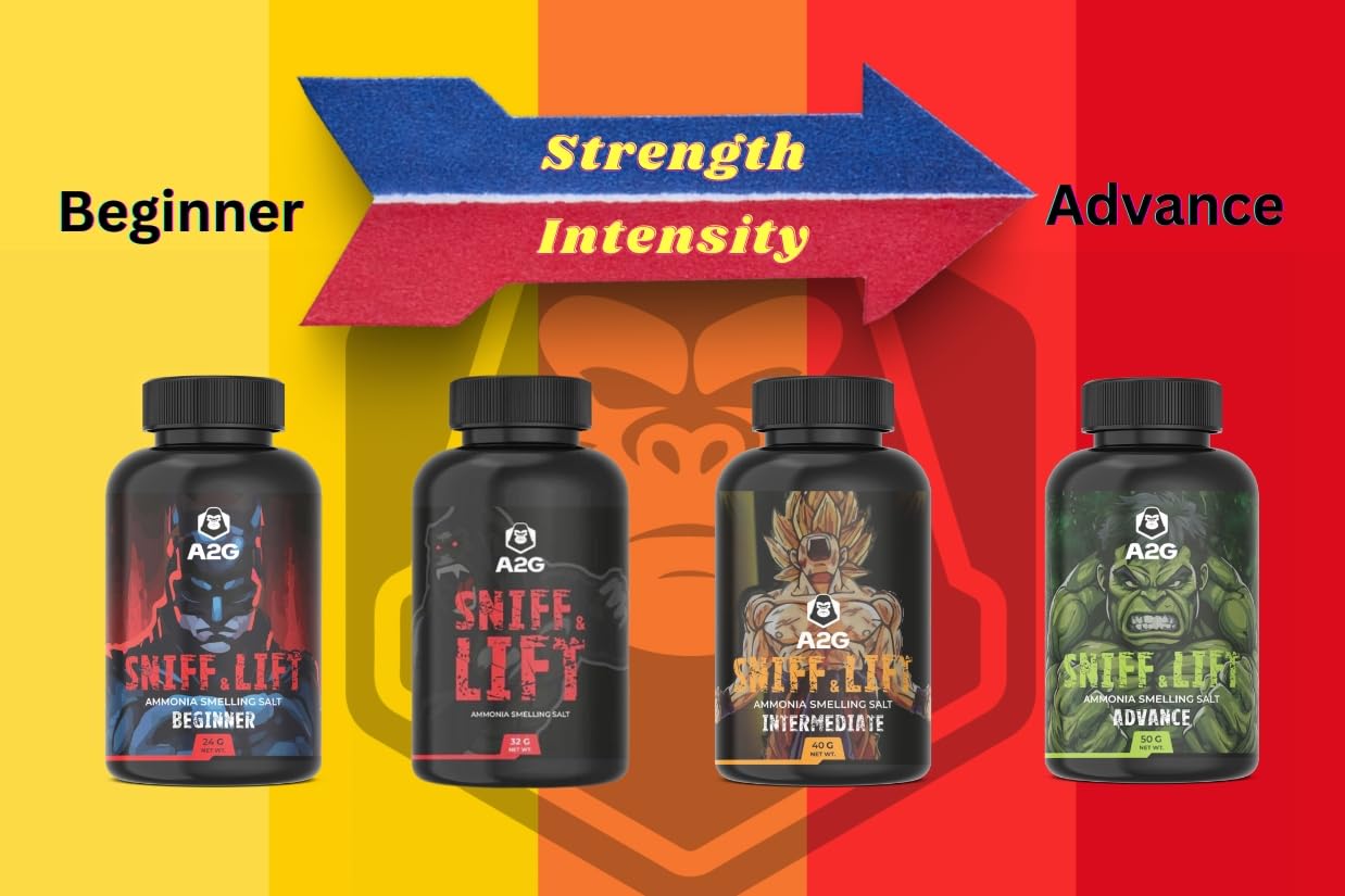 A2G Hulk Ammonia Smelling Salt for Advanced Lifters