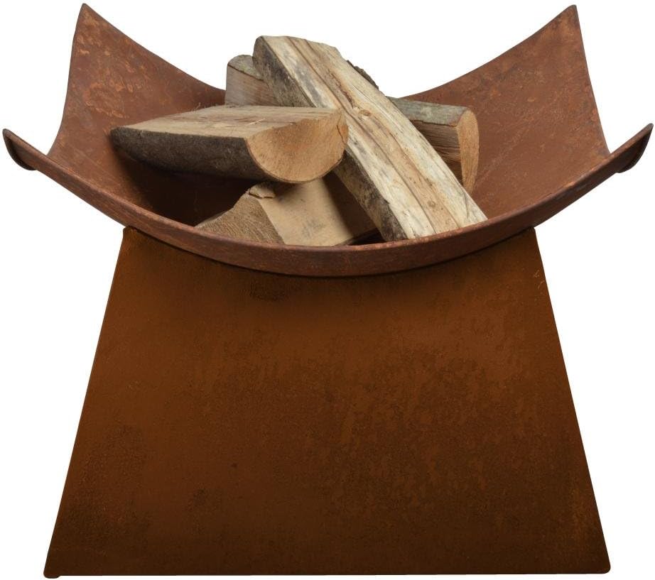 Square Firebowl On Stand