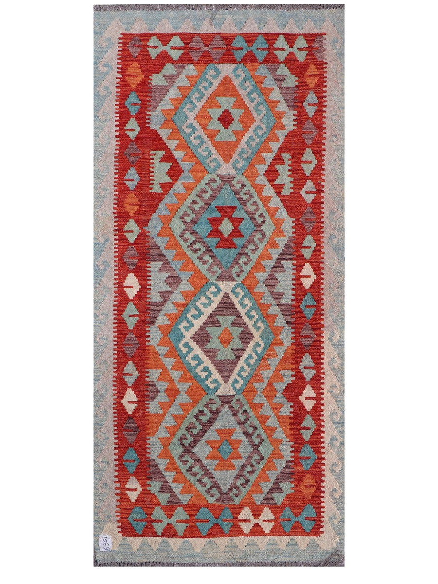 Maimana Kilim - 195 x 87 cm