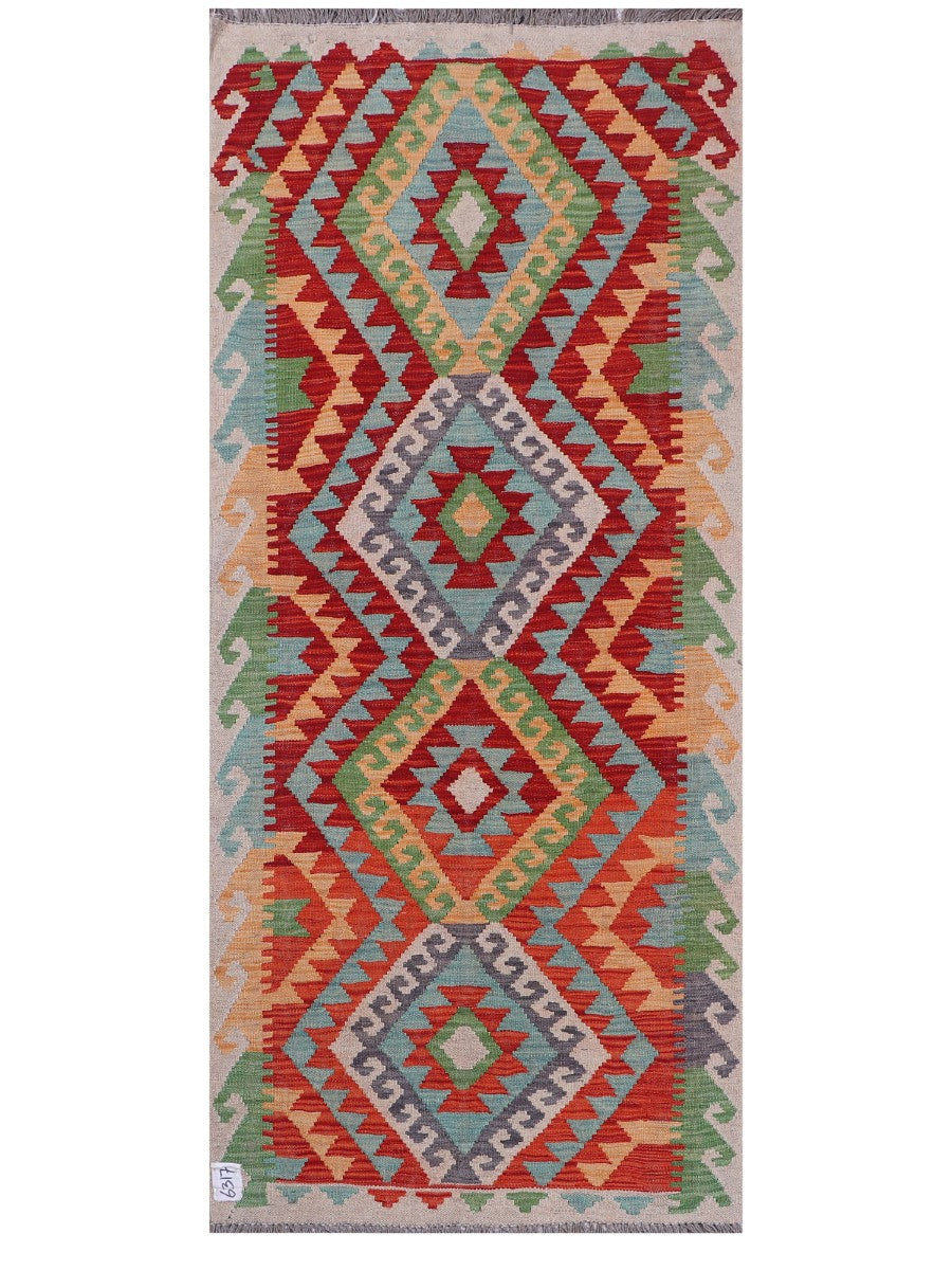 Maimana Kilim - 195 x 85 cm