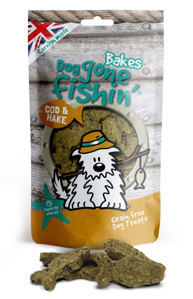 Dog Gone Fishin' Cod And Hake Bakes 75g - Case of 6