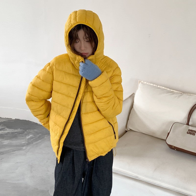 Outdoor Fashion Casual Hooded Cotton-padded Jacket