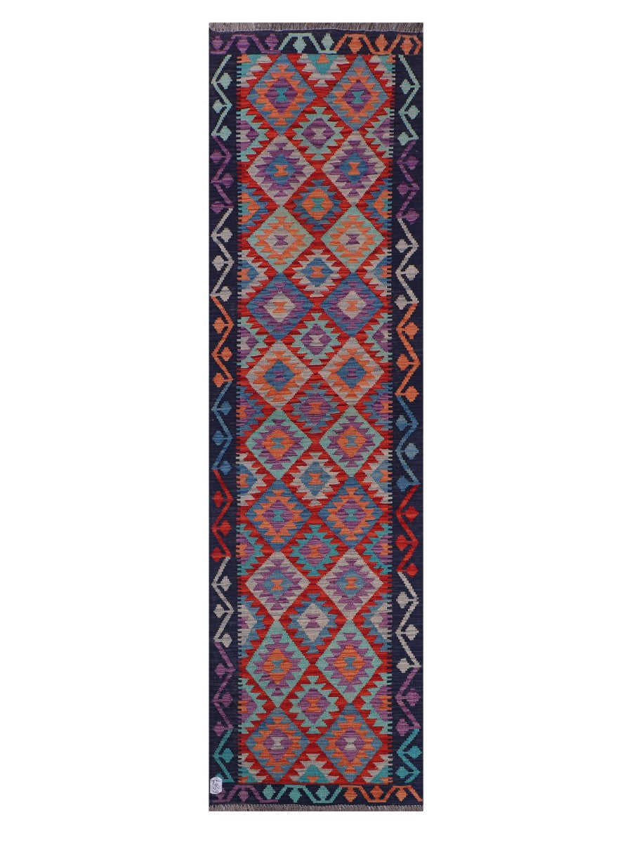 Maimana Afghanistan Kilim Runner - 290 x 79 cm