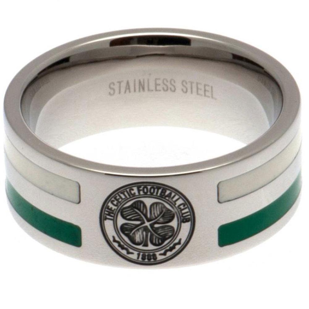 Celtic FC Large Colour Stripe Ring