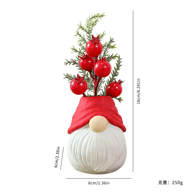 Resin Christmas Doll Santa Claus Snowman Decorations Ornaments