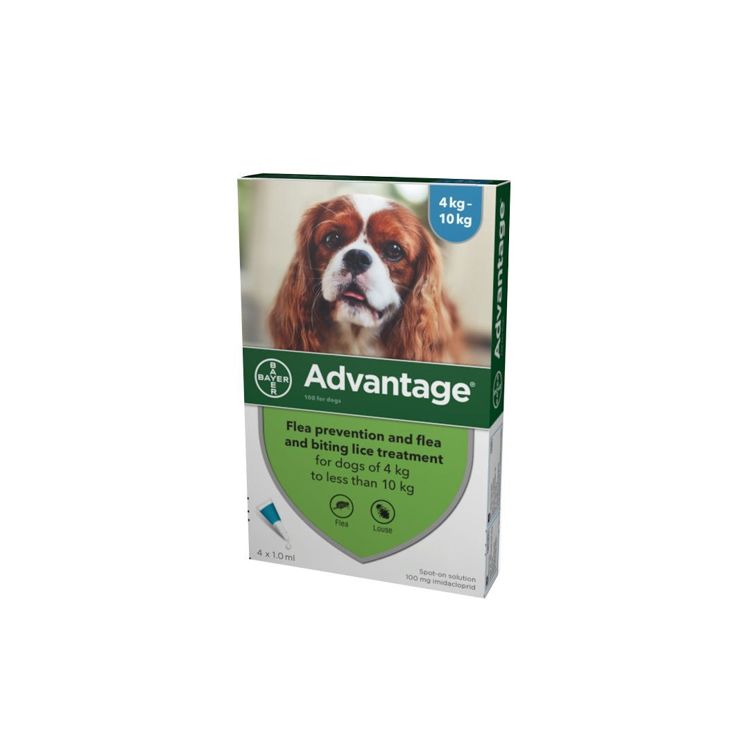 Advantage 100 Spot-on For Dogs 4-10kg