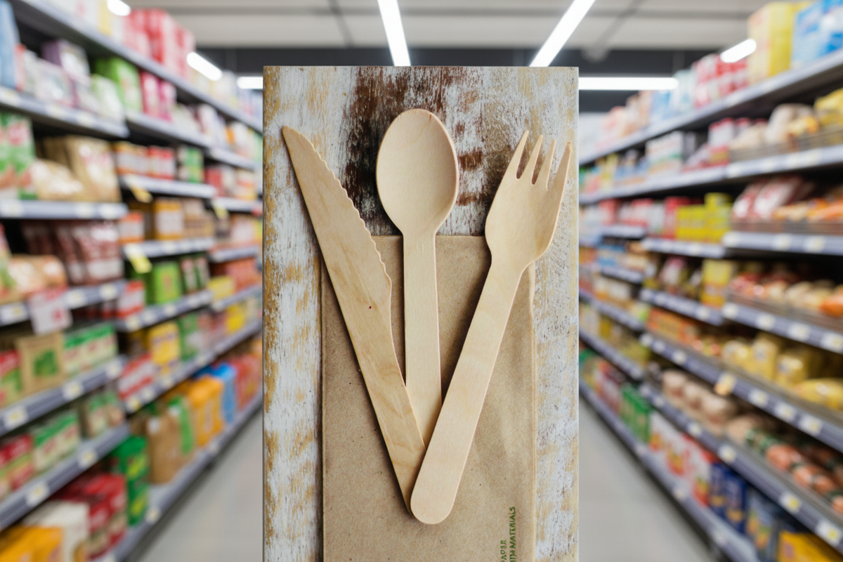 D2E Cutlery Wooden Tea Spoon 4In 100Pk X 10
