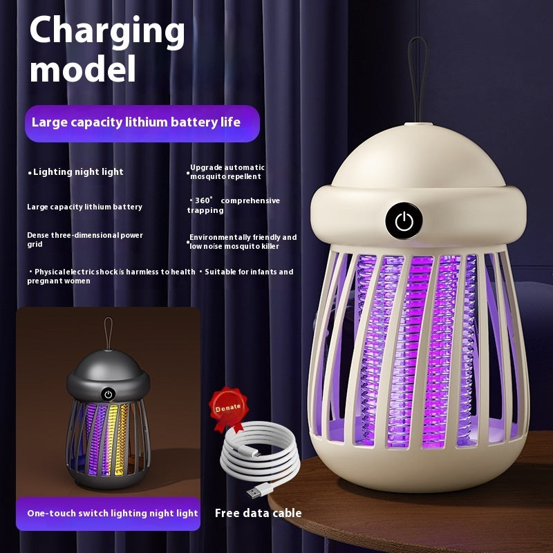 Mosquito Killer Lamp Insect Repellent Radiation Less Mute Electric Insect Trap Usb Charging Outdoor Mosquito Killer Repellent