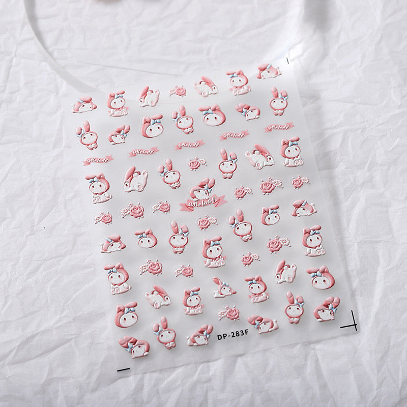 Hello Claws | Cartoon Melody Nail Deco Sticker