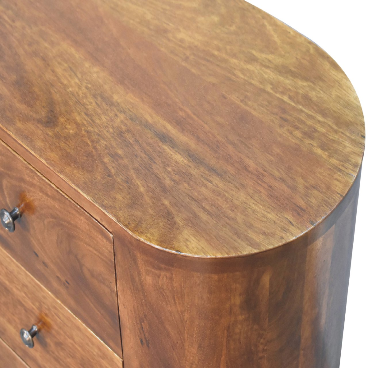 Artisan Furniture Solid Mango Wood Mini Chestnut Cabinet