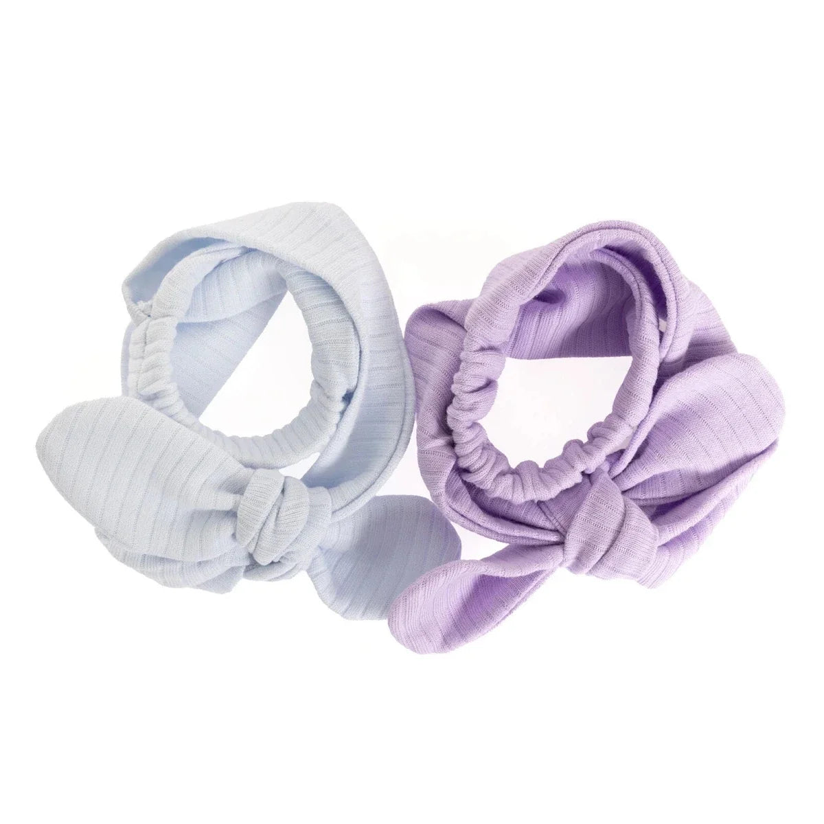 HelloBaby 2 Pack Tie-Fastening Bow Baby Headbands (One Size)
