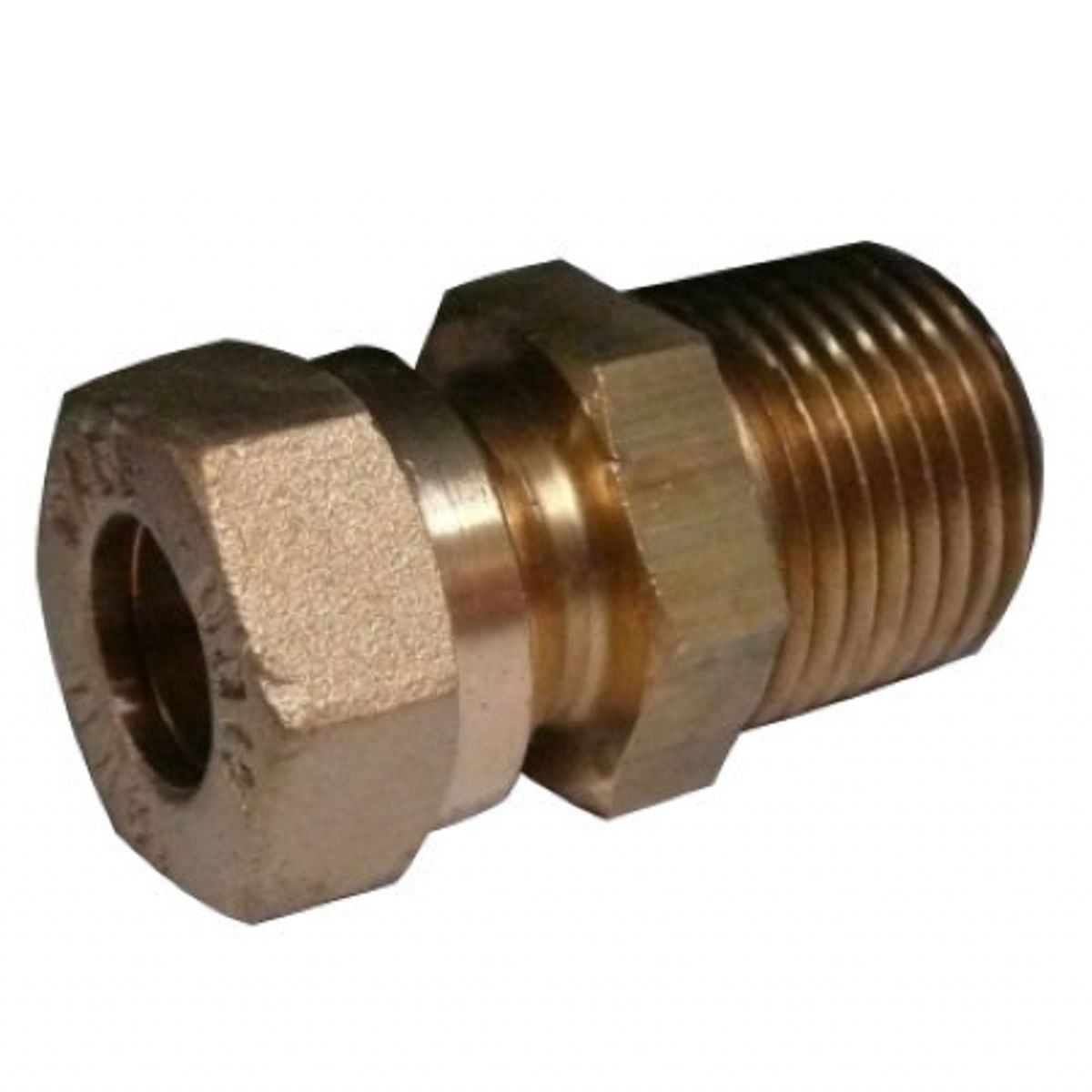 AG Male Compression Coupling (3/8" BSP Taper to 1/4" Compression) 7063/8