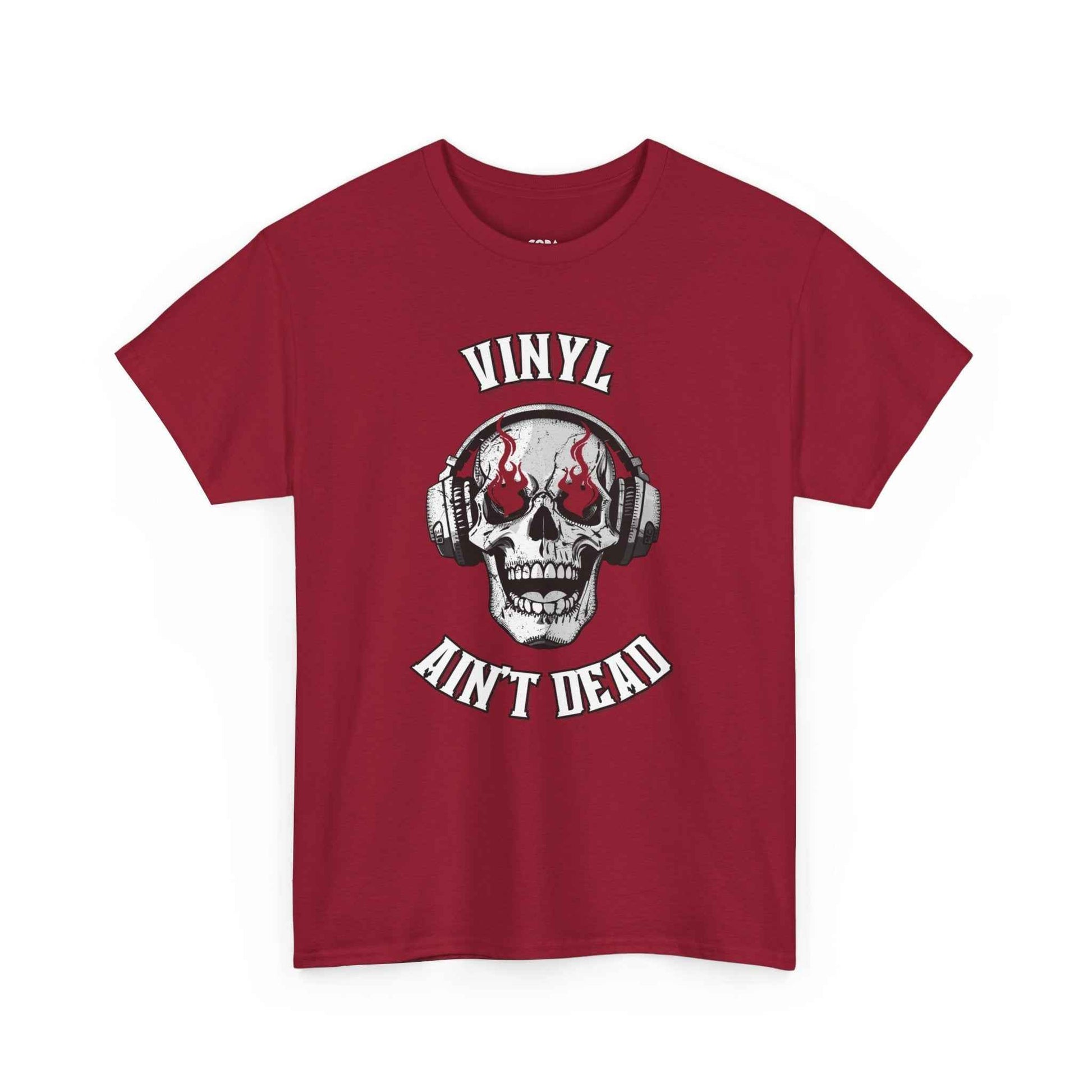 'Vinyl Ain't Dead' Skull Men's T-Shirt